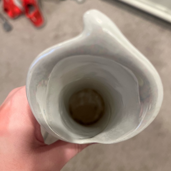 Vintage 1989 FTDA Iridescent Bud Vase - 8.5” Tall - Picture 3 of 5